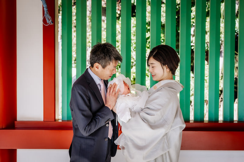 日枝神社でのお宮参り