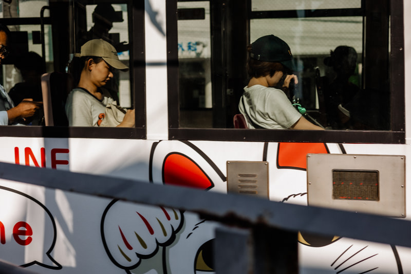 Setagaya Line Lucky Cat Train side view