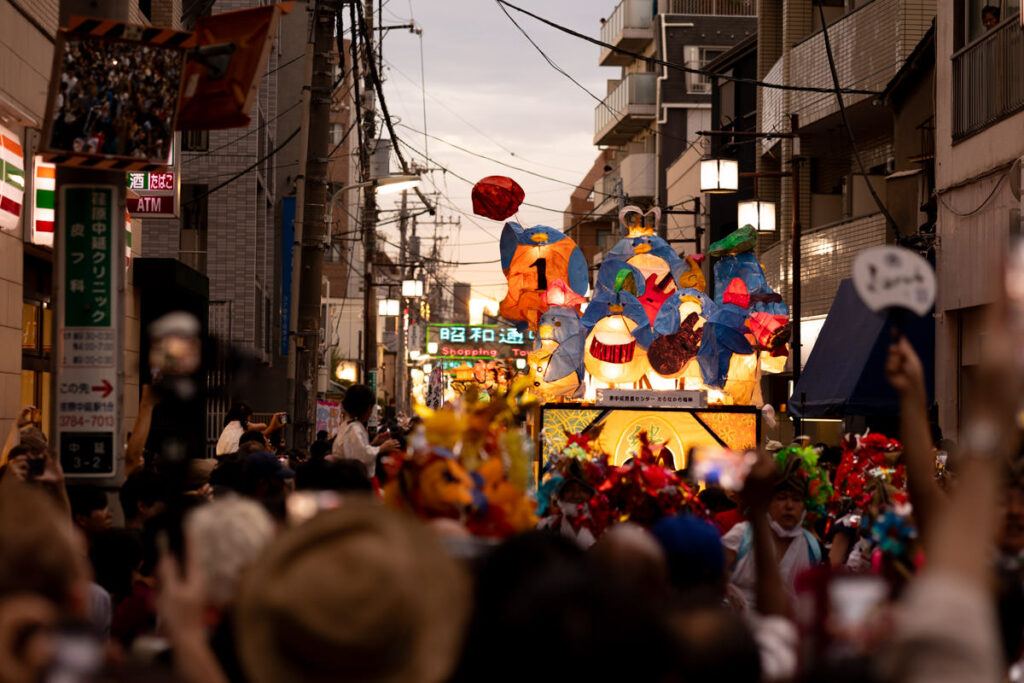 School kids's Nebuta Float