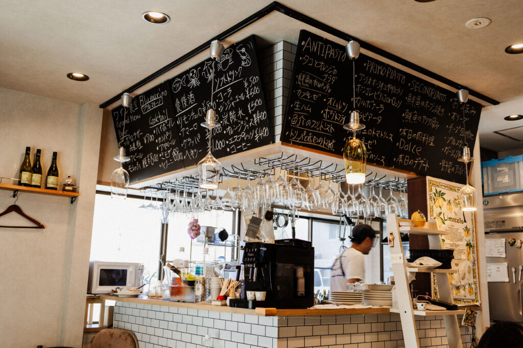 ブルマリーノの店内雰囲気